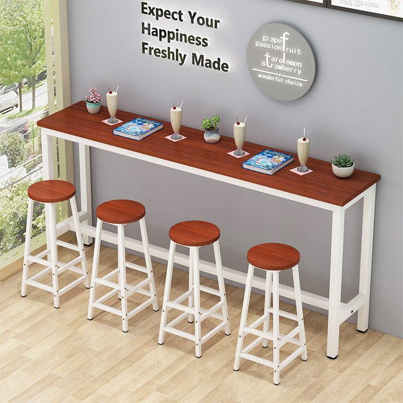 Bar Tables Home High Foot Table Dining Room Coffee Milk Tea Shop Table And Chairs Small Balcony Table Strip Table Narrow Bar Table Close By Wall