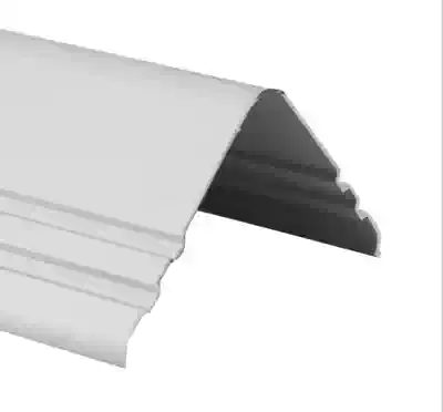 Purified aluminum extrusion material 65 large wrap angle 80 large angle corrugated angle aluminum natural color Workshop special toilet aluminum material