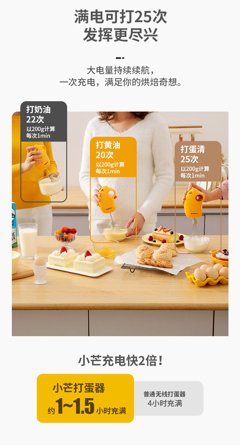 家用无线电动打蛋器 图9