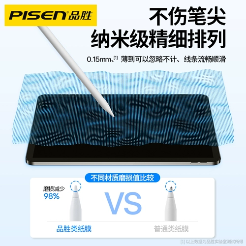 Pin Sheng подходит для Apple iPad Paper Film Pro2021 Film Air4/3 Paper 2020 Frosted 12,9 дюйма 11 -дюйма 10,2 рукописной магнитной всасывающей живописи Mini6 Фильм 520 ТАБЛИТЕЛЬ 9,7 символов 18 символов 18