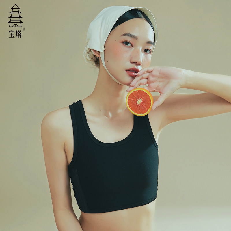 Bundle Chest Les Wrap Chest short Handsome T Chests Cotton Underwear Big Chest of sports female students Plastic Chest Vest Collection Chest