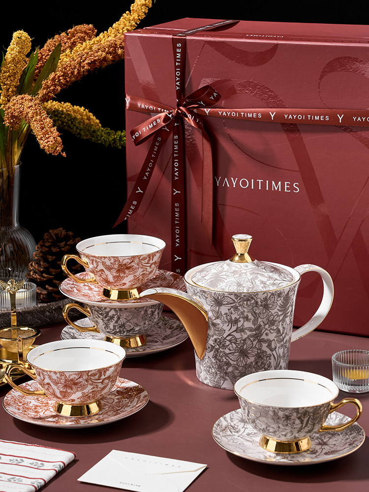 Yayoi Era'Chocolate Lover' Coffee Cup Set, Matching Cups, European Style, Small Luxury, Small and Exquisite Set