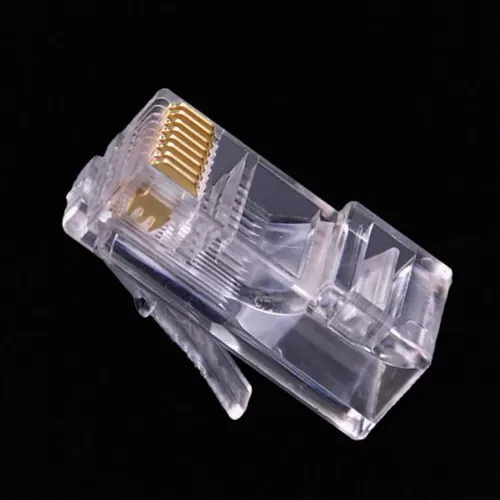 Сетевой кабель Crystal Head 100 штук/пакет более пяти типов из 8 -х годов Pure Copper RJ45 сетевой кабель подключающий разъем для компьютерного сети головки