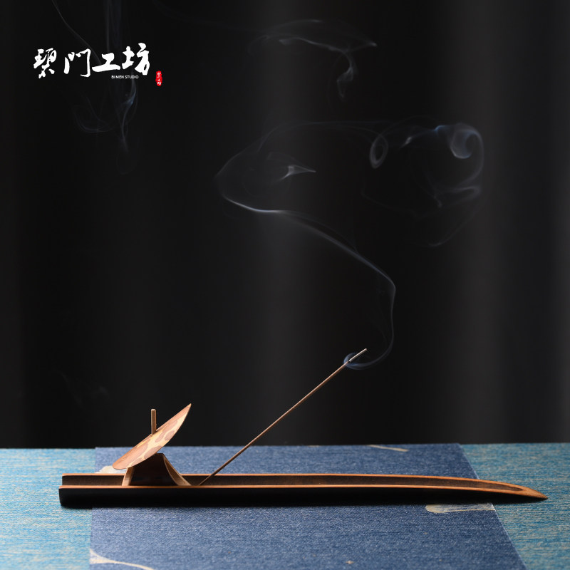Beamen's workshop Creative bamboo Line Incense Stove New Home Zen-style Incense Seat Tea Room Inserts of incense Incense Holder