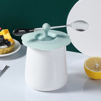 Hill silicone water cup lid seal creative tea cup lid mug glass ceramic cup dustproof Nordic color cup lid