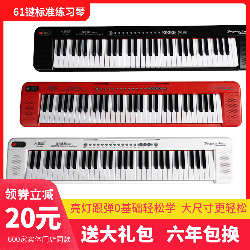Octave baby multi-function keyboard Beginner children's keyboard Adult beginner 61-key keyboard BD-668