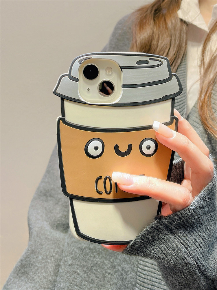 Cartoon Cute Coffee Cup iPhone Case