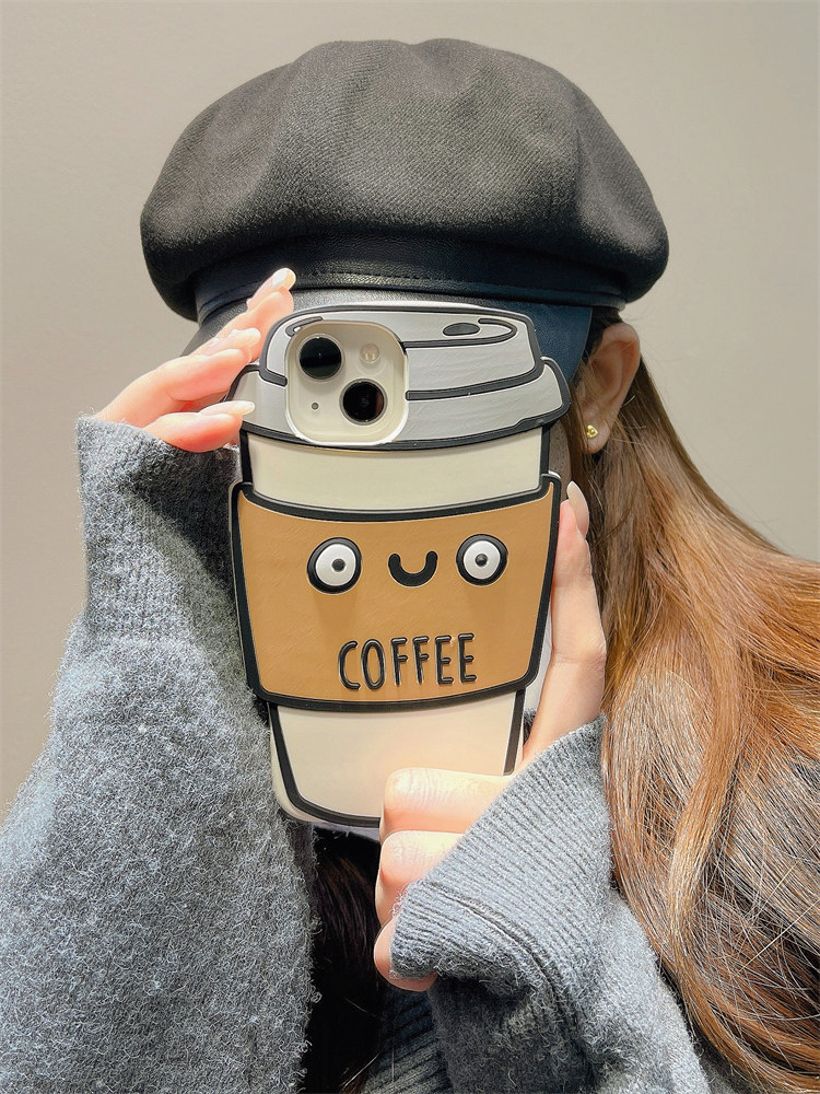 Cartoon Cute Coffee Cup iPhone Case