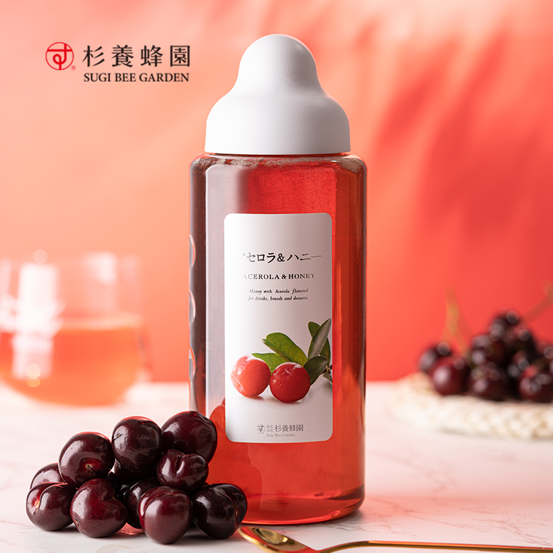 Japanese honey cedar bee garden imported honey coniferous cherry juice honey brewed drink juice honey 1000g - Taobao