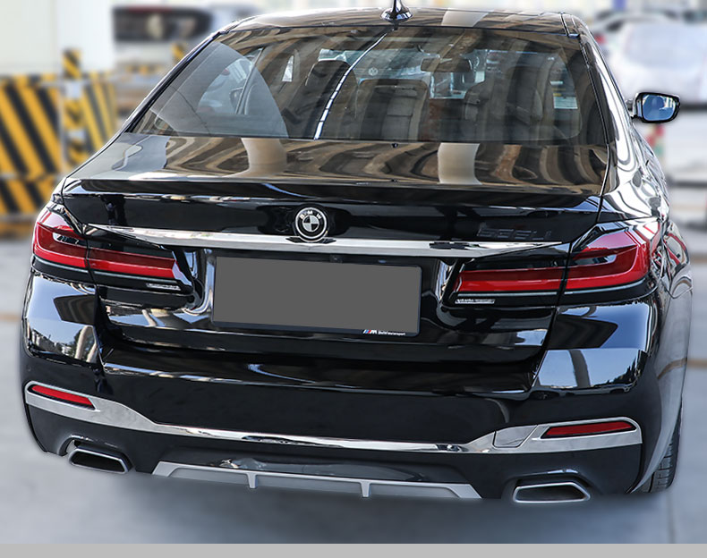 Suitable for 18-23 New 5 Series Models, Trunk Tailgate Trim Strip, 525/530Li Modified Rear Bumper Decorative Bright Strip