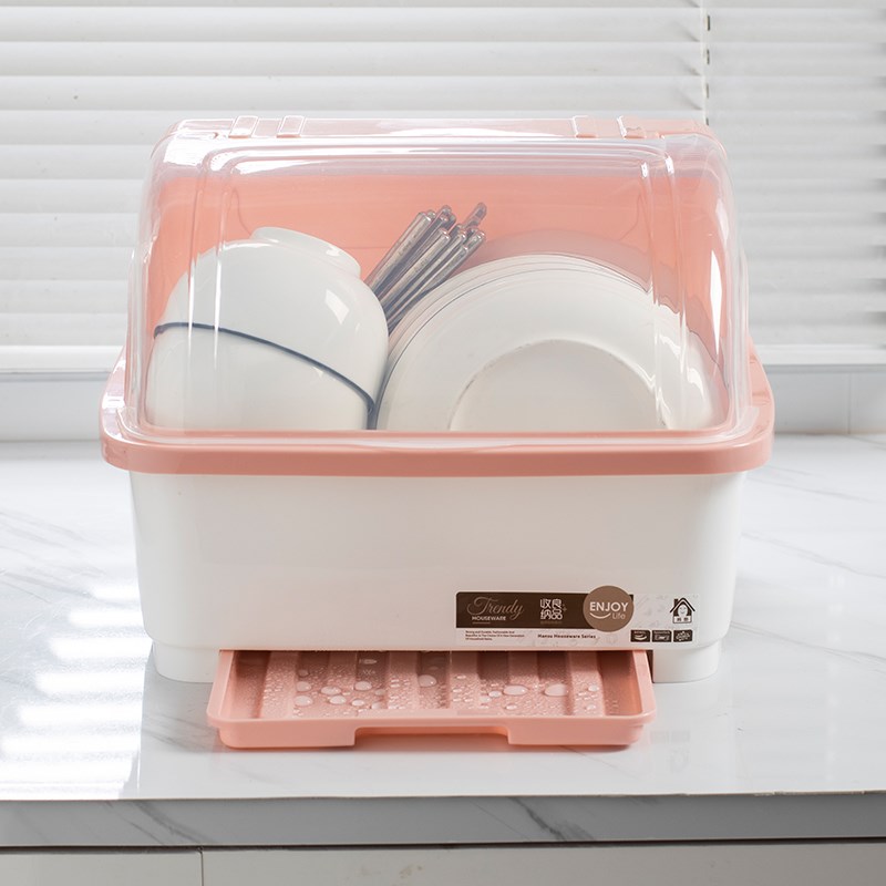 Dress Bowl chopstick containing box Extra Large Bowl Tray Cabinet Plastic with lid kitchen Dishes Drain Rack Cutlery Rack Cutlery Shelf