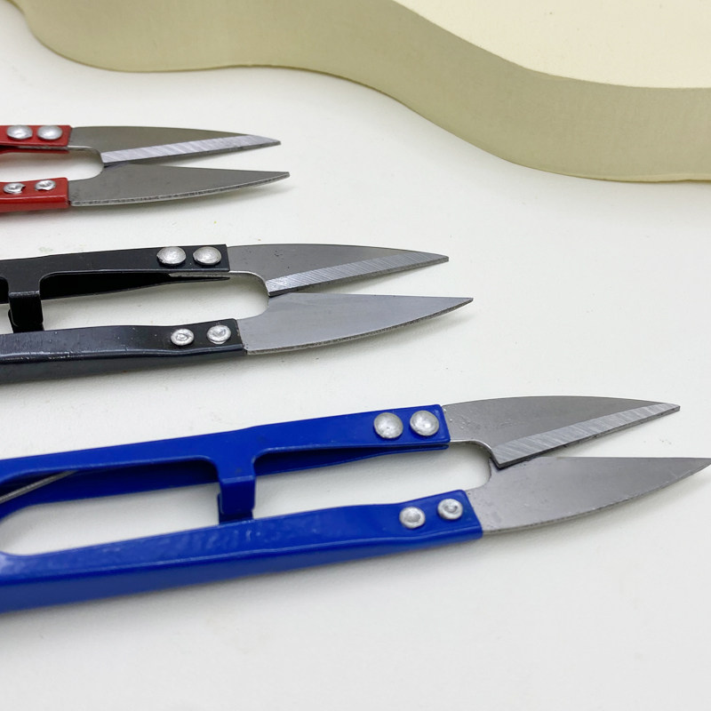 U-shaped scissor sand scissor head scissor spring scissor cross-embroidered scissors sewing hand diy tool