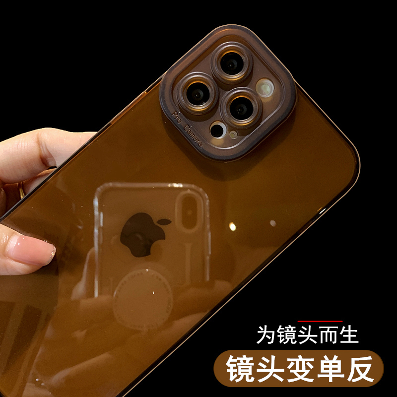 Higher Quality, Drop-Resistant, Vintage Brown, Dirt-Resistant Apple 14 Phone Case Suitable for iPhone 15 Pro Protective Cover, Transparent Xsmax Full Edge Protection, 11 Simple Xr Men's 8X Soft Case, 16Plus Women's Model Se