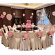 Hotel restaurant private room hotel first birthday balloon decoration background wall 18-year-old adult ceremony men and women scene layout