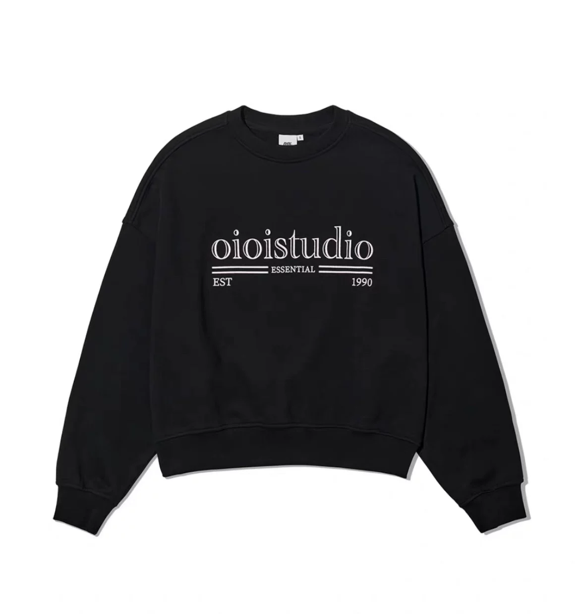 Sugar家 韩国直邮 OIOI 镂空字母圆领做旧卫衣NEWJEANS同款
