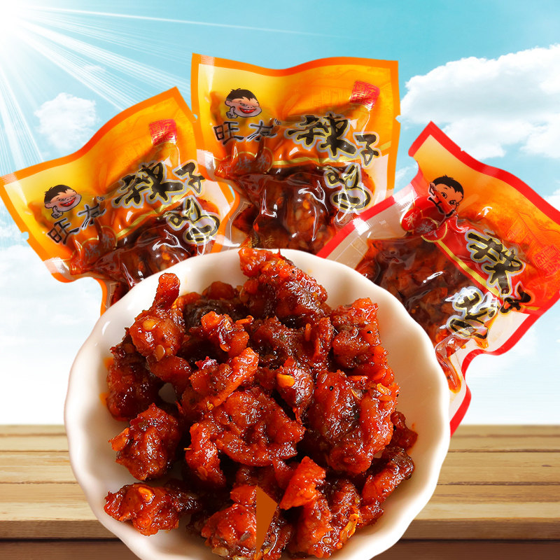 Wan friendly spicy chicken 500g snacks with small packaging vacuum bagged Chongqing Teaters ready-to-eat spicy and spicy chicken din