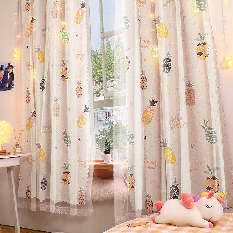 2021 New Magic Stick Curtains Free to install Bedrooms Girls rental room Floating Windows Small Windows Easy Shade