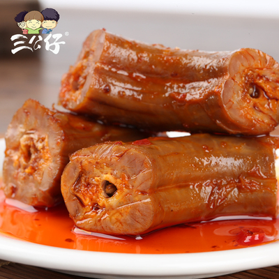 【16g*10包】三公仔手撕鸭脖黑鸭味