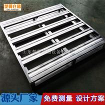 Fork pallet truck metal galvanized pallet moisture-proof logistics double-sided 706 type floor four-sided platform with fork field shape