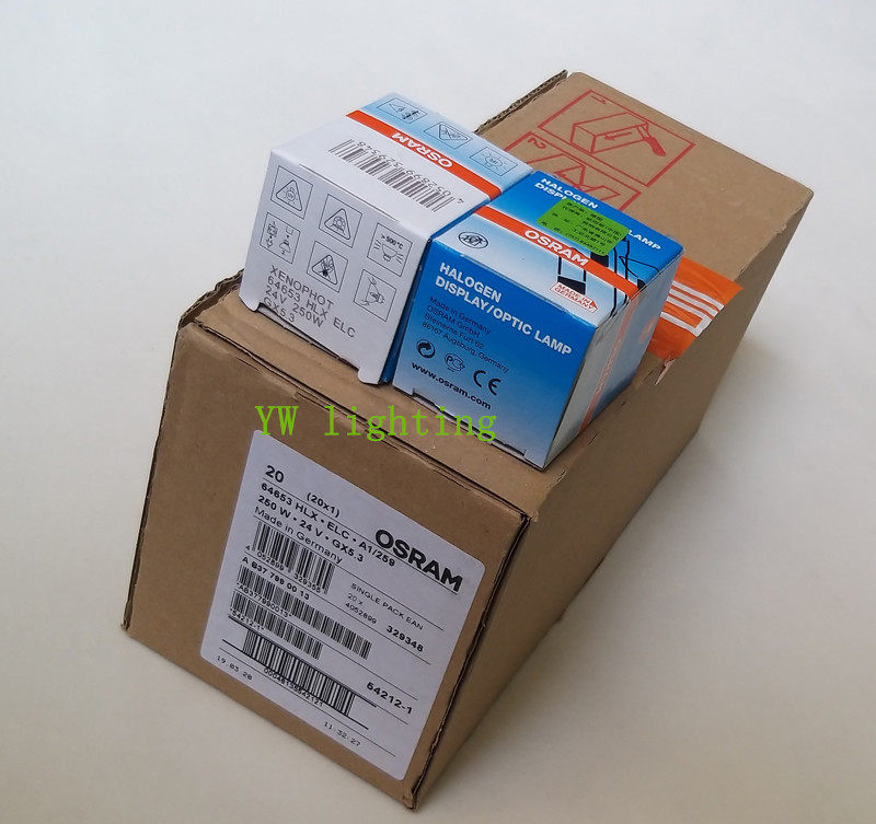 OSRAM Osram 64653 HLX ELC 24V250W internal view mirror cold light bulb halogen cup cup