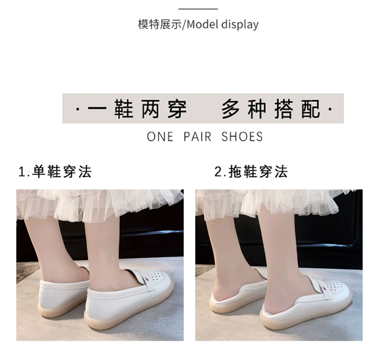 Thẩm mỹ viện bệnh viện y tá giày trắng sức khỏe nữ sinh viên trường đặc biệt lỗ dưới mềm mại không mỏi chân dép chống trượt mùa hè dép ngành y dép esd