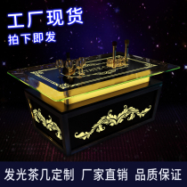 Custom private dedicated bar Qing Bar Club Nightclub dedicated high-end luxury marble colorful lamp coffee table