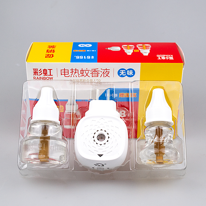 Rainbow electric mosquito repellent liquid plug-in set 78 nights 1 physical goods adult children pregnant women and babies 2 bottles of tasteless