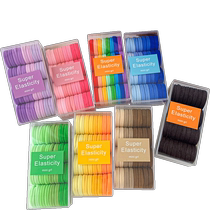 Childrens hair ties do not hurt hair high ponytail hair rope hair rope girls durable high-elastic rubber band little girls hair rope
