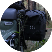 Suitable for Honda Cub CC110 side bag side bag modified side bag quick release waterproof large capacity motorcycle bag