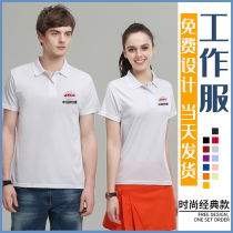 Workers summer clothes short-sleeved cotton printing logo custom-made advertising culture shirt round neck edit round neck T-shirt