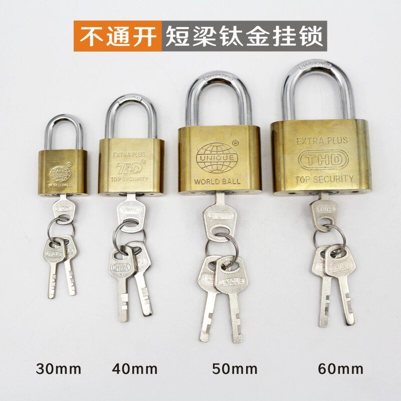 30 30 40 50 60mm 60mm copper vane iron padlock chain table case drawer door lock safety lock lock-Taobao
