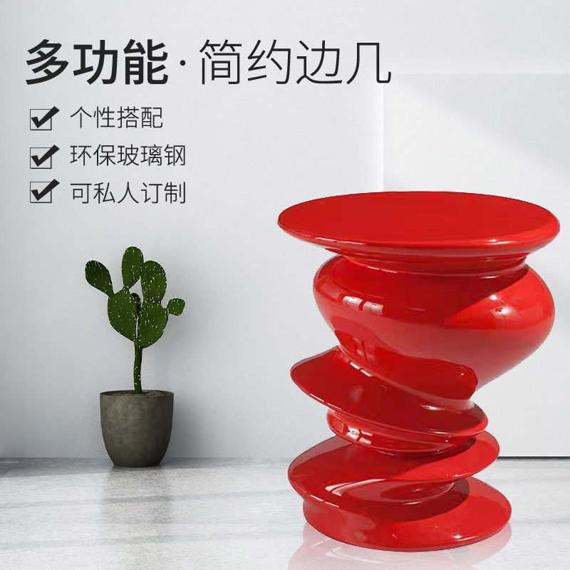 Nordic designer glass steel Donald Duck Tea Cottage Model Hotel Villa Sample Room Thread