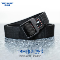 TBM especially Rapper with double bicolor and multifunction tactical belt Nylon woven commuter belt Outdoor for training belts