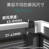 Brateck Стойка для экрана монитора, офисная перегородка, настенная, подъемная, вращающаяся подставка для компьютера 24 27