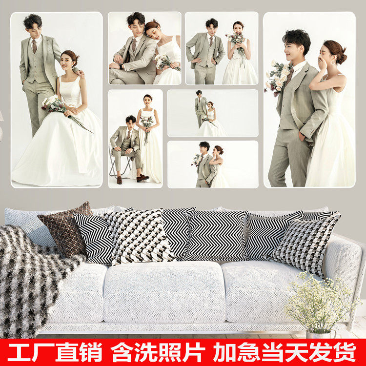 Simply modern photo wall decoration living room creative combination package frame wall photo wall wedding photo wall background wall