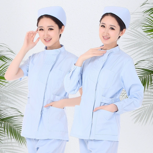Униформа медсестры, короткий комплект, раздельный летний лонгслив для работы, короткий рукав, полный комплект