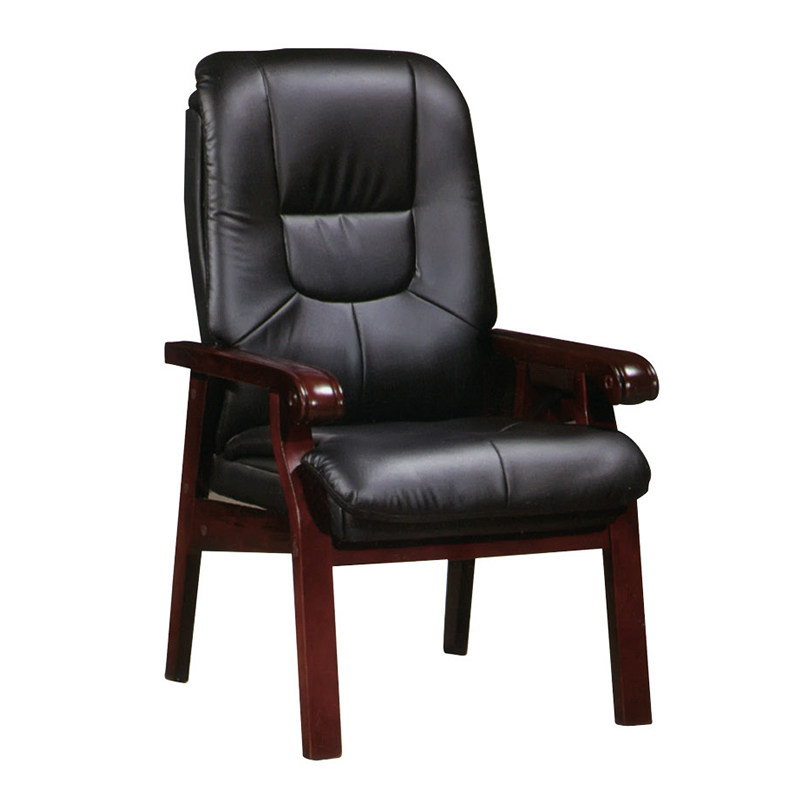 Solid Wood Conferencing Chair Office Training Chair Class Front Seat Home Cortical Mahjong Chair Chess Board Room Mesh 4-foot chair