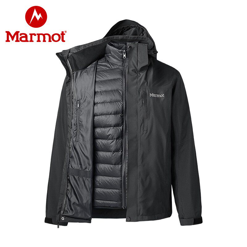 Marmot 土拨鼠 羽绒内胆 男式户外三合一冲锋衣两件套 V47390 天猫优惠券折后￥819包邮 （￥899-80）