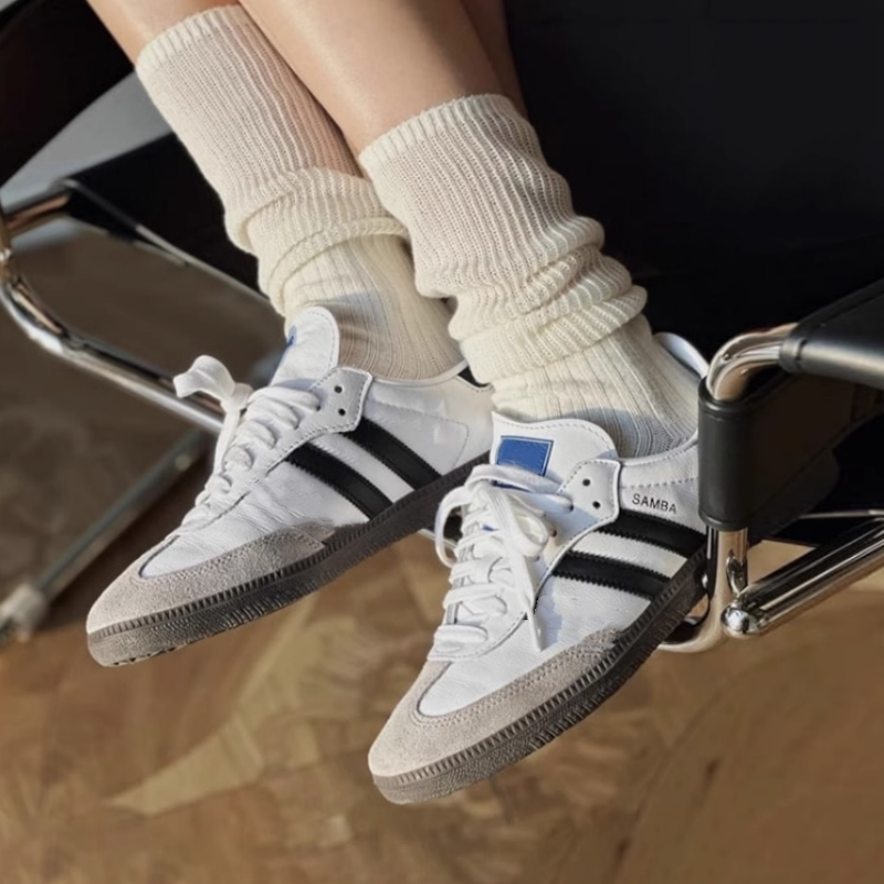 New Women's Shoes Samba Og Men's Low-Top German Training Shoes Casual Sneakers White Shoes Couple Sports Shoes B75806