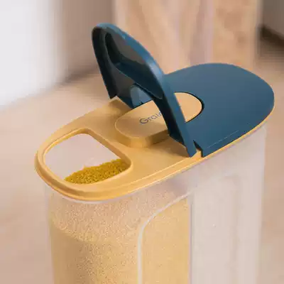 Household grain cans, double compartment storage tanks, kitchen grains storage boxes, food sealing tanks, storage tanks, storage tanks