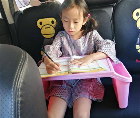 Car interior rear bed computer desk dining table lazy car with low table learning desk writing homework portable