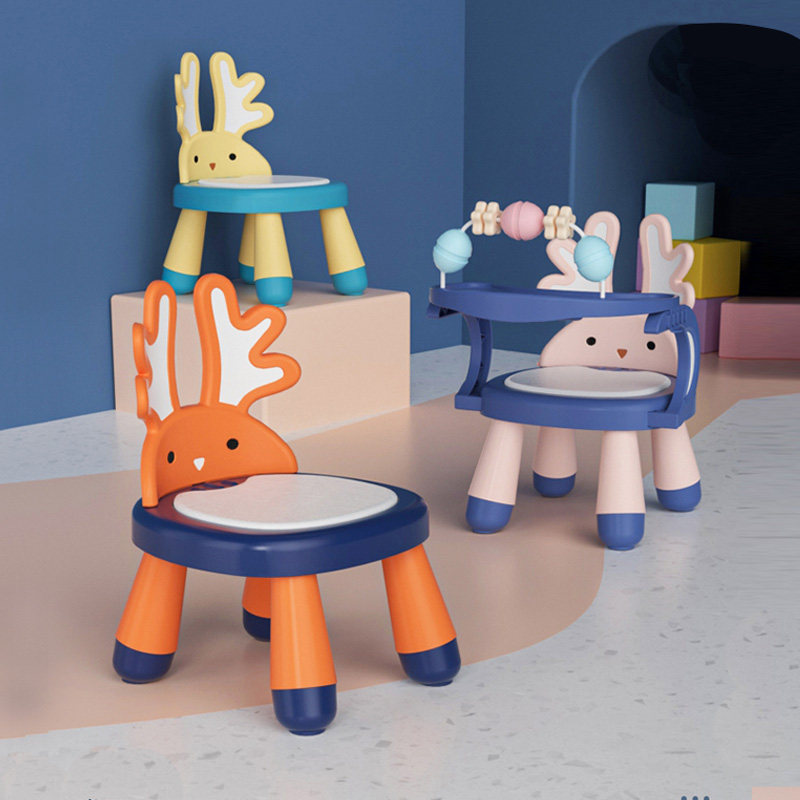 Mr. Strawberry children's stool baby dining chair baby seat cartoon call chair small chair home kindergarten bench