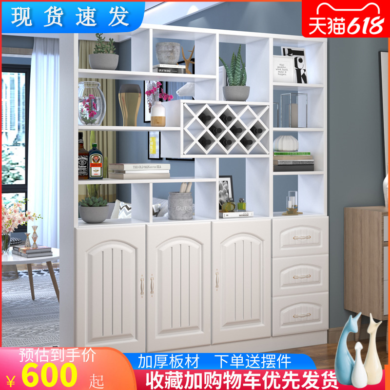 Xuan Guan Cabinet Partition Wine Cabinet Modern Simple Door Hall Decoration Cabinet Living Room Screen Cabinet Room Entrance Door Entrance Door Entrance Shoe Cabinet