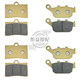 Suitable for Nooma Motorcycle Phantom Blade Wind Phantom 255S Front and Rear Wheel Brake Pads Semi-Metallic Disc Brake Pads