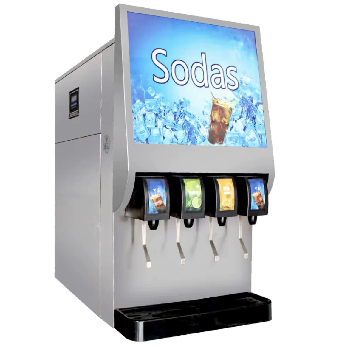 Кока-Кола аппараты Ли Джи Цзю Coca -Cola Машина, коммерческая три шарового крана, четыре крана, четыре крана, гамбургский магазин маленький буфет бутылка газированного напитка раздельная машина