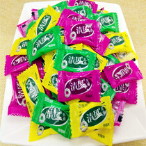 Mint candy has a circle lemon strawberry mint candy throat entertainment sugar business candy 500g5kg
