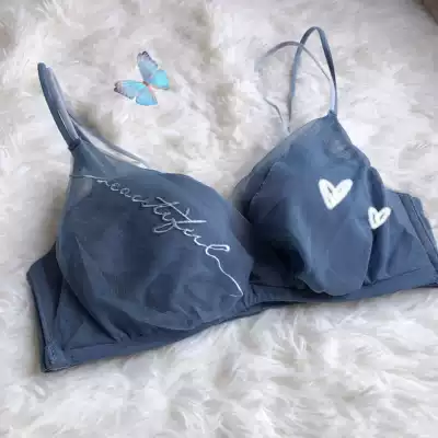 Deep Lane returned to people Modal clothing Cotton Cup girl this year red sexy without steel ring thin comfortable underwear set