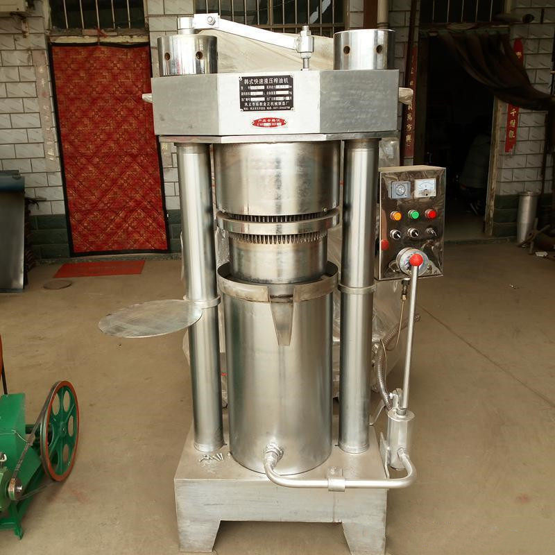 Oil fruit Soybean seed peanut sunflower fragrance oil machine walnut bean seed vertical hydraulic press