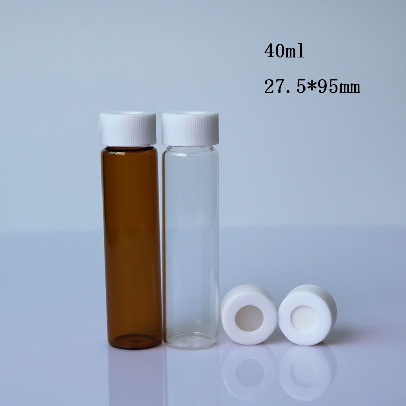 吹扫捕集瓶 40ml棕色顶空瓶 吹扫瓶垫片 22*3mm聚四氟乙烯硅胶垫