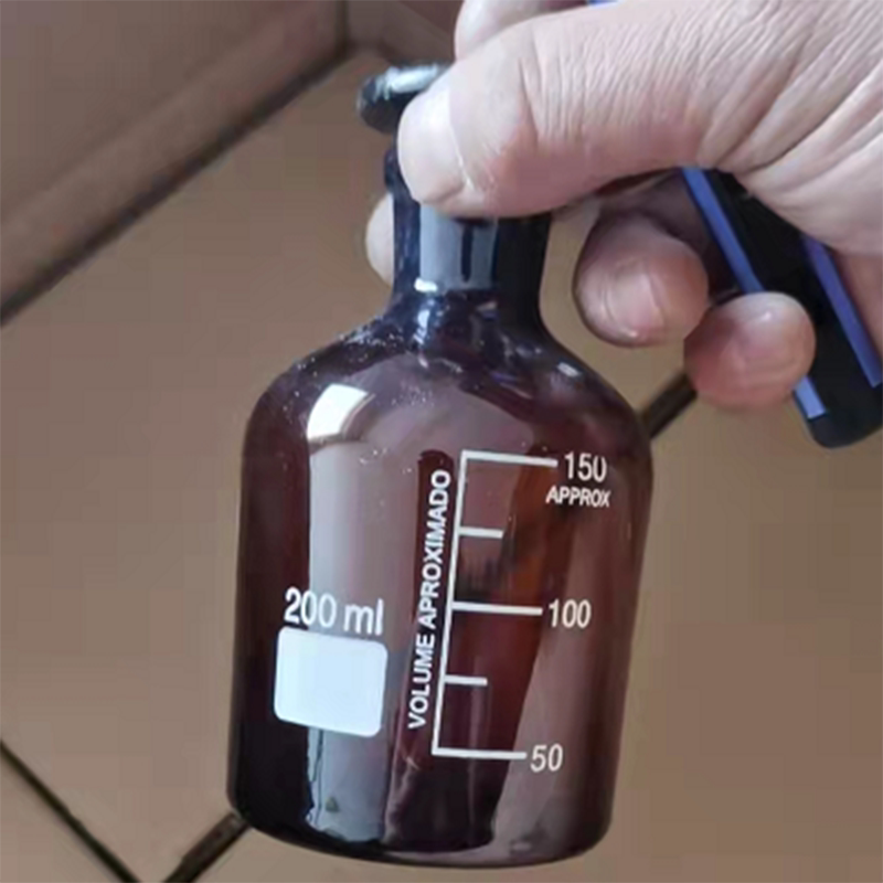 200ml 磨口具塞棕色玻璃瓶 水质硫化物测定瓶 小口磨砂瓶